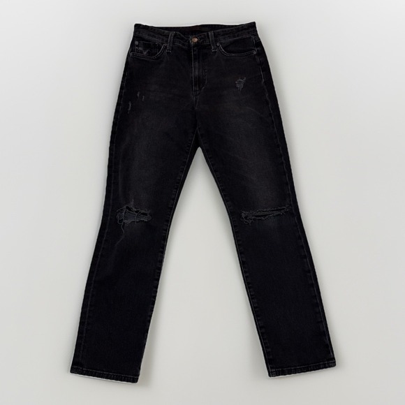 JOE's Jeans The Milla 26 High Rise Straight Leg in Faded Black Nova - Picture 2 of 14